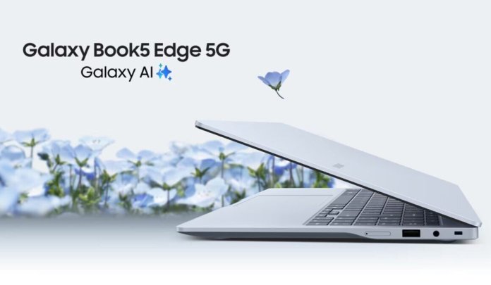 Galaxy Book 5 Edge dispune de conectivitate 5G