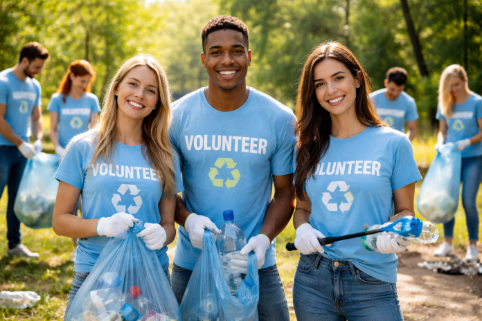 Pot personaliza tricouri pentru o activitate de voluntariat?
