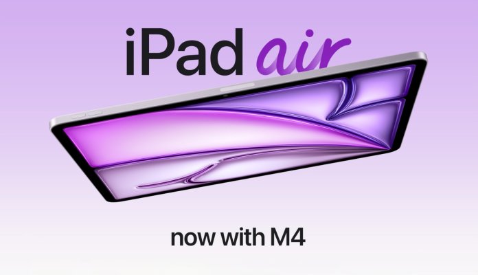 Lansarea recentului model Apple iPad Air echipat cu procesor M4