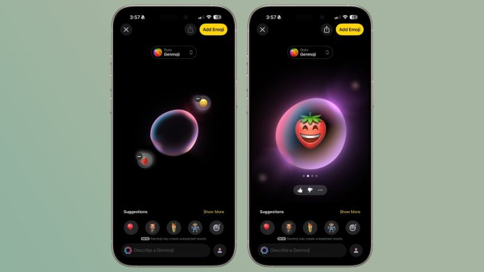 Genmoji, o dezvoltare a funcției fundamentate pe AI, va fi accesibil în iOS 27