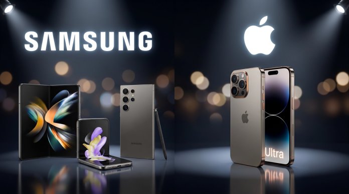 Apple introduce iPhone Ultra, în timp ce Samsung îngrijorează un posibil declin în domeniul telefoanelor pliabile.
