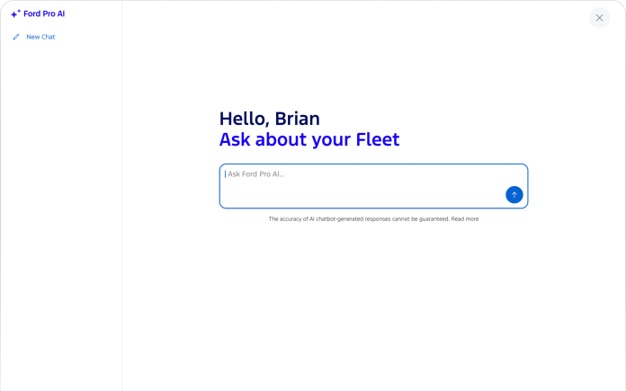Ford introduce chatbotul său destinat clienților de flotă din Europa: Ford Pro AI, un produs 