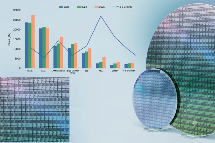 Piața aparaturii pentru fabricarea cipurilor a înregistrat o expansiune în 2025.