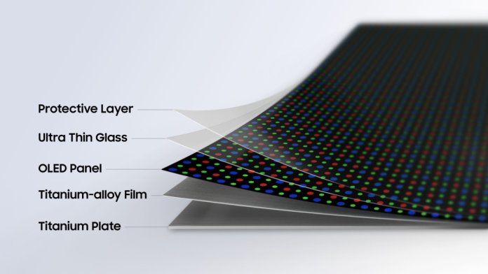 Samsung introduce Flex Titanium pentru display-urile pliabile. Inovația aduce o îndoitură mai puțin evidentă și o durabilitate îmbunătățită.