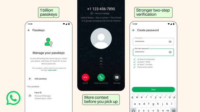 WhatsApp a lansat trei noi funcții pentru protejarea conturilor.
